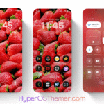 Strawberry HyperOS Theme