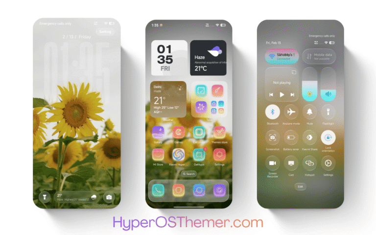 Colourful V HyperOS Theme