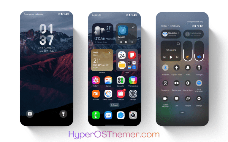 Paper OV V HyperOS Theme