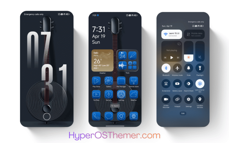 Po-Blue HyperOS Theme