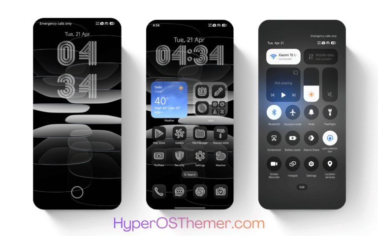 OX G3 HyperOS Theme