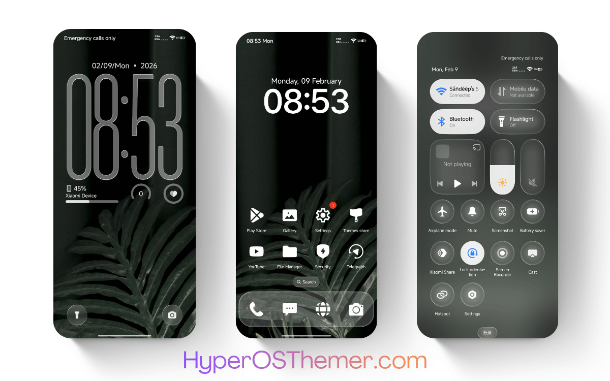 OX K-C HyperOS Theme