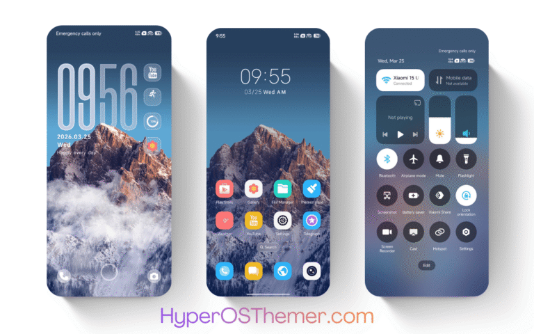 Cloud Peak Lite HyperOS Theme