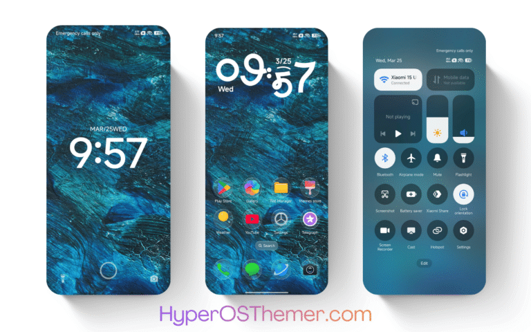 Moon Glass HyperOS Theme