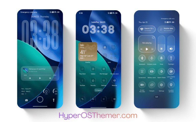 Hyper Widget HyperOS Theme