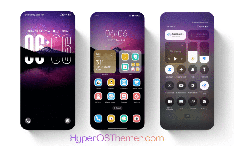 Ember Star Hill HyperOS Theme