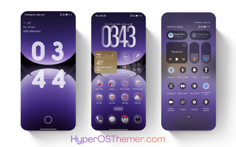 Pixel-3 HyperOS Theme