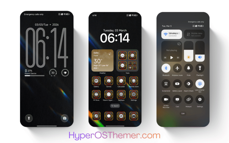 op renbow HyperOS Theme