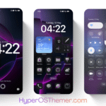 Ungu Hitam HyperOS Theme