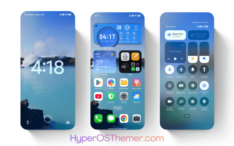 Blue Lagoon HyperOS Theme