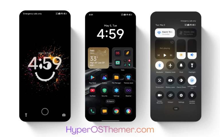 DARK PROJECT HyperOS Theme